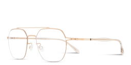 Shop MYKITA Arlo Unisex Aviator Eyeglasses in Gold online.