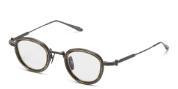 AKONI Agile Unisex Round Eyeglasses in Green – Product Photo 2