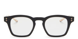 Shop AKONI Wise Round Eyeglasses in Black online.