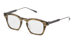 Shop AKONI Wise Round Eyeglasses in Green online.