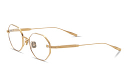 VALENTINO V-Stud Irregular Eyeglasses in Gold – Product Photo 2
