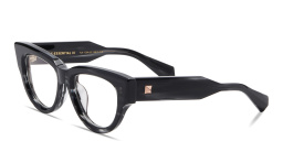 Shop VALENTINO V - Essential III Cat-Eye Eyeglasses in Black online.