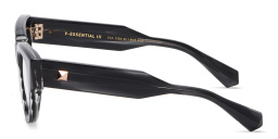 Shop VALENTINO V - Essential III Cat-Eye Eyeglasses in Black online.