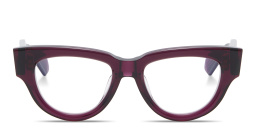 Shop VALENTINO V - Essential III Cat-Eye Eyeglasses in Purple online.