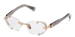 BALMAIN Monsieur Unisex Rimless Round Eyeglasses in Gold – Product Photo 2