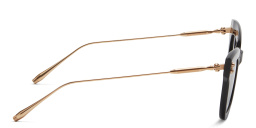 Shop AKONI Innes Cat-Eye Sunglasses in Black online.