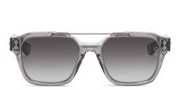 Shop AKONI Discovery Aviator Sunglasses in Grey online.