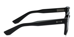 Shop AKONI Discovery Aviator Sunglasses in Black online.