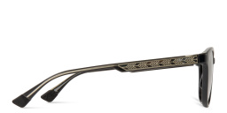 Shop Maui Jim Hiehie Unisex Round Sunglasses in Black online.