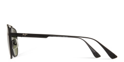 Maui Jim Kahana Unisex Square Sunglasses in Black – Product Photo 4