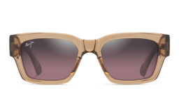 Shop Maui Jim Kenui Unisex Rectangle Sunglasses in Brown online.