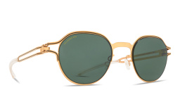 تسوق نظارات شمسية فاسا بإطار دائري للجنسين ميكيتا بلون ذهبي أونلاين.