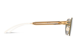 Shop MYKITA Vaasa Unisex Round Sunglasses in Gold online.