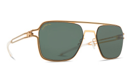 تسوق نظارات شمسية ريكو طراز أفياتور ميكيتا بلون ذهبي أونلاين.