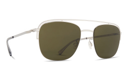 نظارات شمسية نور طراز أفياتور من ميكيتا بلون فضي - صورة المنتج 2