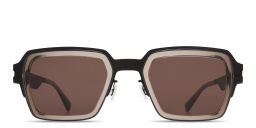 Shop MYKITA Lennon Unisex Square Sunglasses in Black online.