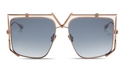 VALENTINO V-Light Unisex Oversized Square Sunglasses in Rose Gold – Product Photo 1