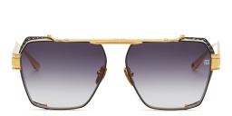 BALMAIN Premier Unisex Aviator Sunglasses in Gold – Product Photo 1