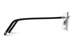 TOM FORD Logo Rimless Rectangle Eyeglasses in shiny palladium – Product Photo 3