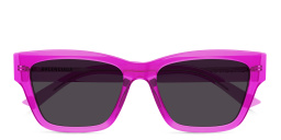 نظارات شمسية إيفريداي بإطار مربّع من بالينسياغا بلون زهري - صورة المنتج 1