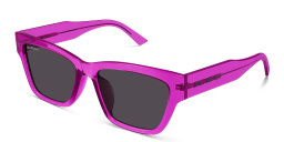 Shop BALENCIAGA Everyday Square Sunglasses in Pink online.