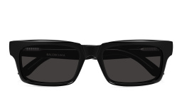 BALENCIAGA Everyday Rectangle Sunglasses in Black – Product Photo 1
