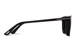 TOM FORD Sinatra Square Sunglasses in Shiny Black – Product Photo 3