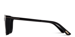 TOM FORD Sinatra Square Sunglasses in Shiny Black – Product Photo 4