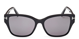 TOM FORD Elsa Butterfly Sunglasses in Shiny Black – Product Photo 1