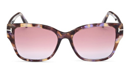 TOM FORD Elsa Butterfly Sunglasses in Colored Havana – Product Photo 1