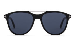 TOM FORD Damian Pilot Sunglasses in Shiny Black – Product Photo 1