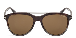 TOM FORD Damian Pilot Sunglasses in Colored Havana – Product Photo 1