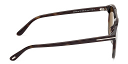 TOM FORD Damian Pilot Sunglasses in Colored Havana – Product Photo 3