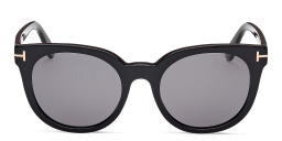 TOM FORD Moira Butterfly Sunglasses in Shiny Black – Product Photo 1
