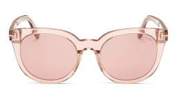 TOM FORD Moira Butterfly Sunglasses in Shin Light Pink – Product Photo 1