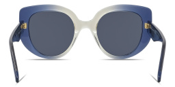 LOEWE Curvy Blue Butterfly Sunglasses in Transparent gradient blue – Product Photo 4
