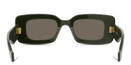 نظارات شمسية خضراء مستطيلة بشعار أناغرام من لويفي بلون كاكي - صورة المنتج 4