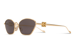 LOEWE Anagram Wide Butterfly Sunglasses in Gold – Product Photo 2