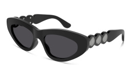 ALAIA Scalloped Cat-Eye Sunglasses in Black – Product Photo 2