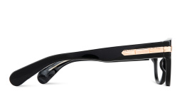 تسوق نظارات طبية نيويورك مستوحاة من الثلاثينات بإطار دائري غوتشي بلون أسود أونلاين.