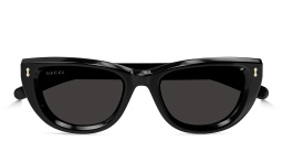 GUCCI Rivetto Cat-Eye Sunglasses in Black – Product Photo 1