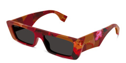 GUCCI GUCCI Re-Ace Collection Prestige Unisex Rectangle Sunglasses in Red – Product Photo 2