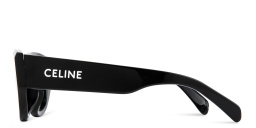 Shop CELINE Monochroms Cat-Eye Sunglasses in Black online.