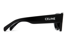 Shop CELINE Monochroms Cat-Eye Sunglasses in Black online.