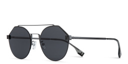 FENDI Sky Round Sunglasses in Gunmetal – Product Photo 2