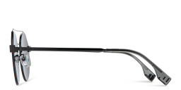 FENDI Sky Round Sunglasses in Gunmetal – Product Photo 3