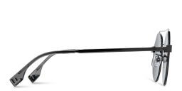 FENDI Sky Round Sunglasses in Gunmetal – Product Photo 4