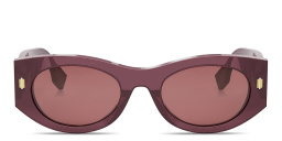 FENDI Roma Oval Sunglasses in Purple – Product Photo 1