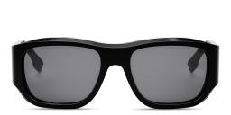 نظارات شمسية مستطيلة بشعار FF من فيندي بلون أسود - صورة المنتج 1