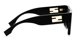 تسوق نظارات شمسية باغيت بإطار مربّع أسود اللون فيندي بلون أسود أونلاين.